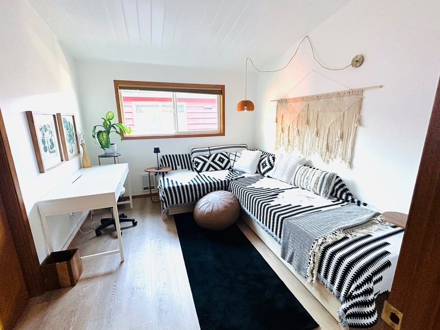 2nd bedroom and office. The beds can be rearranged however you like.