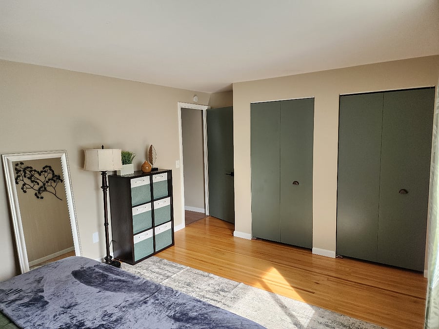 His and hers closets