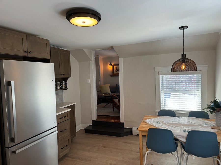 View to Living area from Kitchen