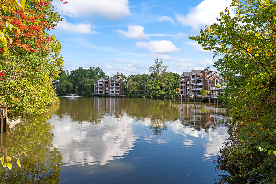 beautiful water thru out neighborhood just steps away from the home