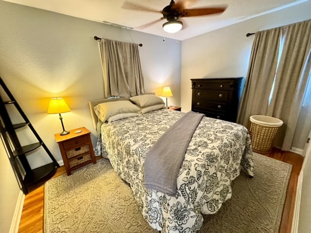 Master bedroom with Queen size bed