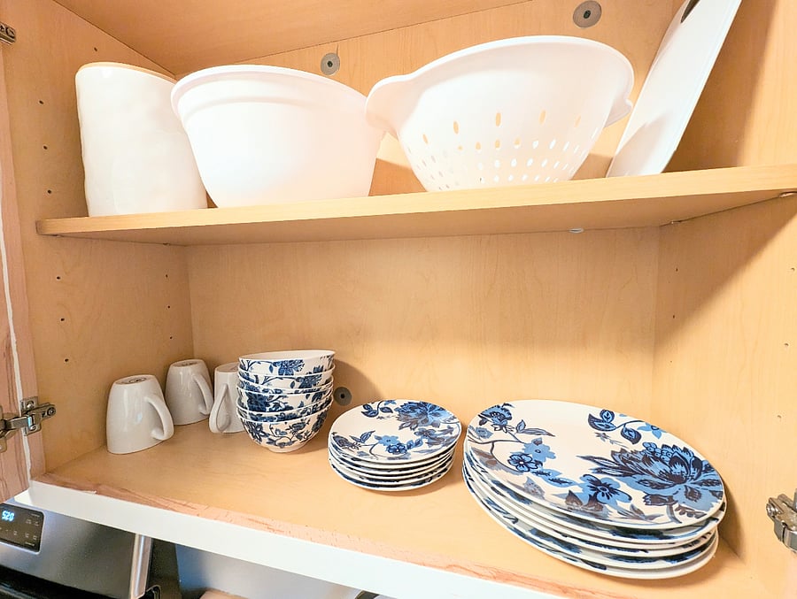 Fully Stocked with Plates and Bowls