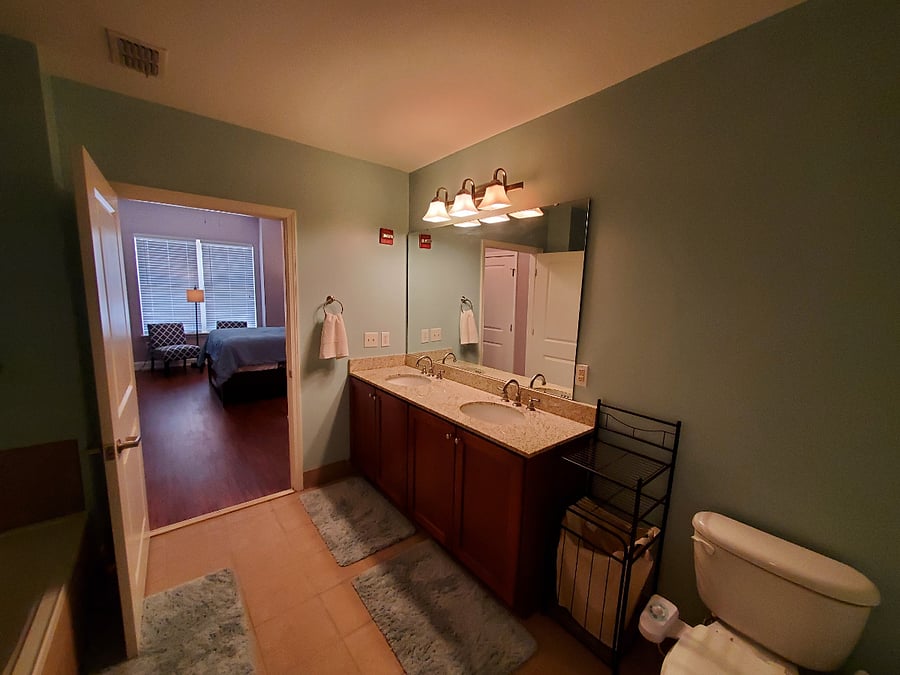Master bathroom.