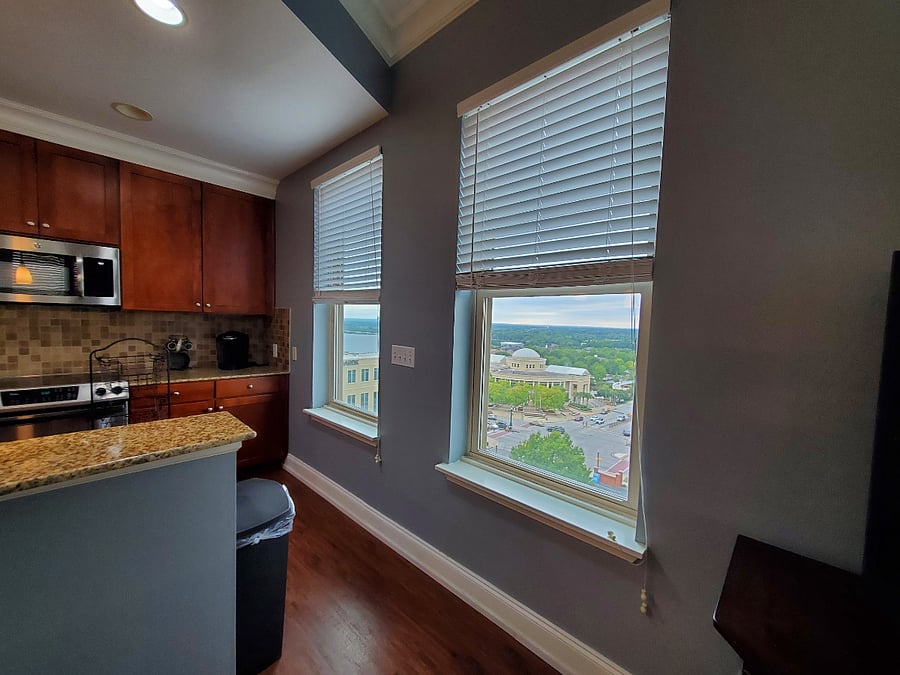 View from kitchen.