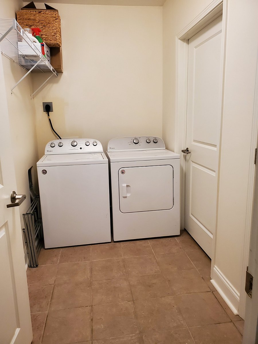 Laundry room in unit.
