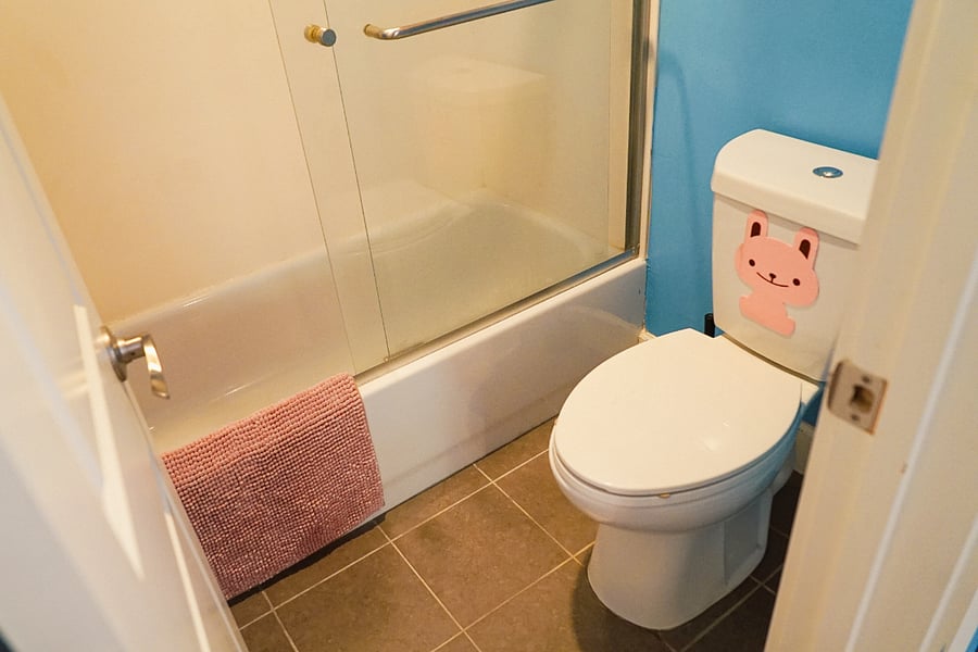 Bathroom - toilet area.