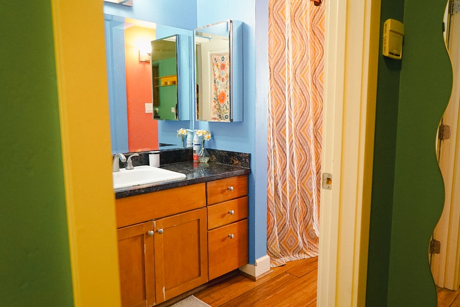Bathroom - entrance.