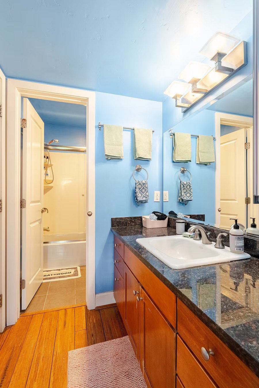 Bathroom - sink area.