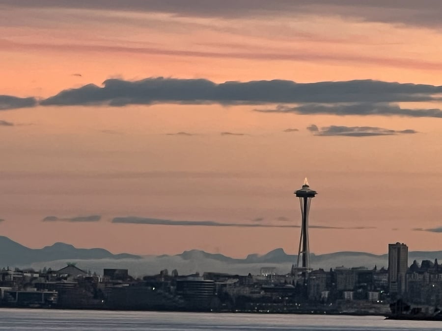 Beautiful view of the Space Needle