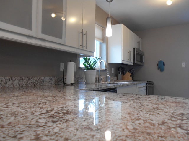 Large working counter top.