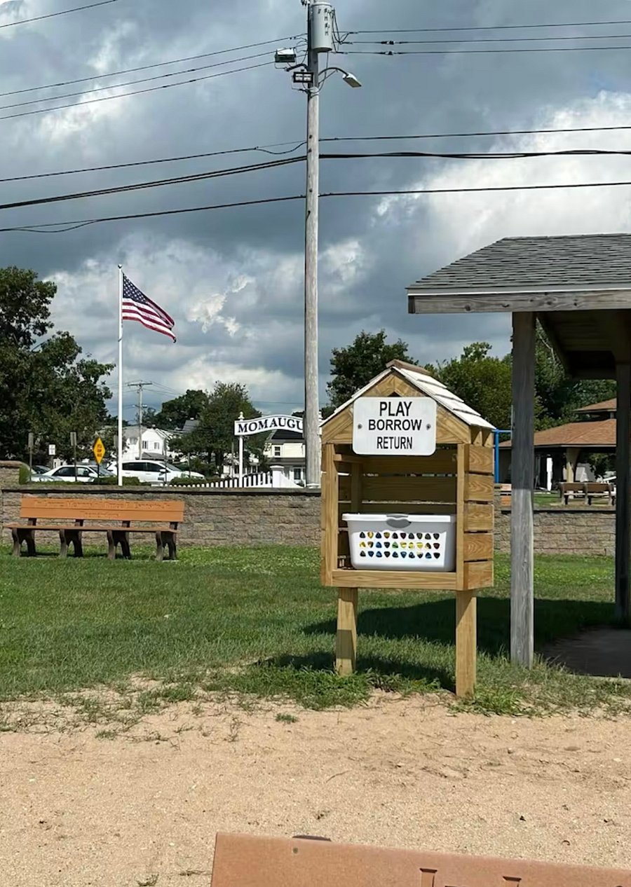East Haven public beach community sand toys