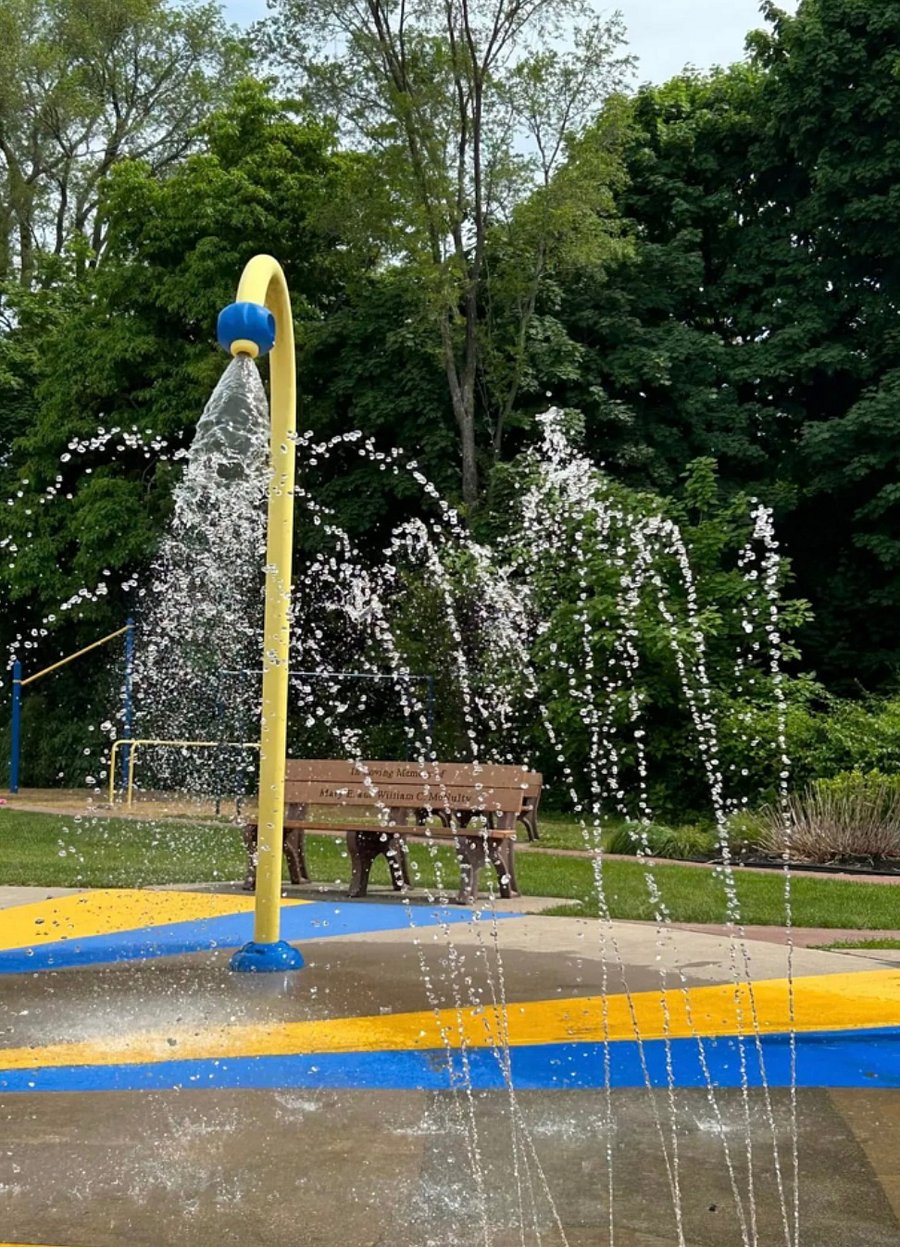 Splash Pad across the street from East Haven public beach