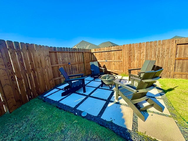 fire pit area