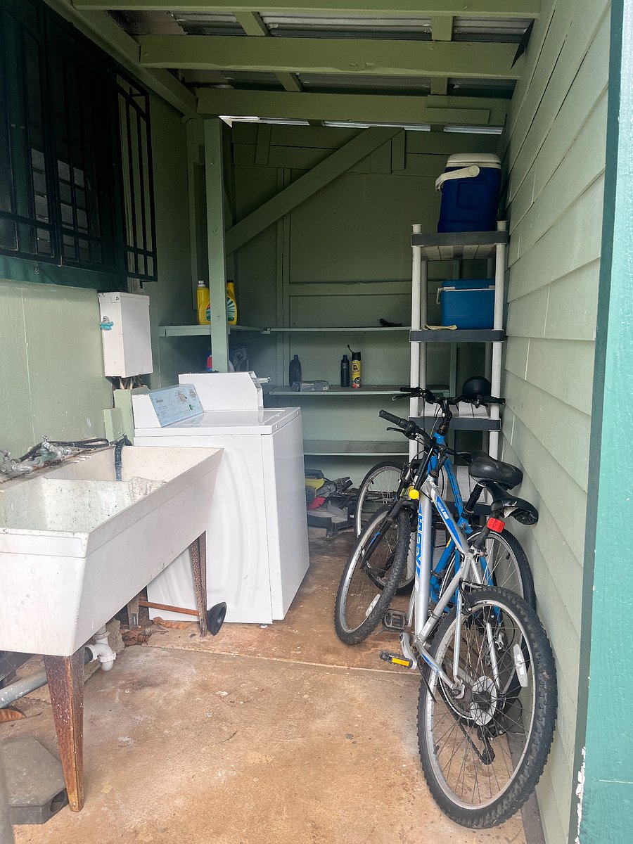 Coin operated washing machine and storage