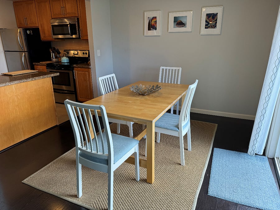 Dining space.