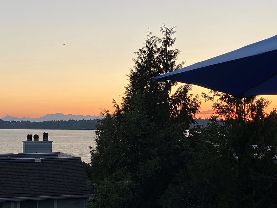 Nightly sunsets.