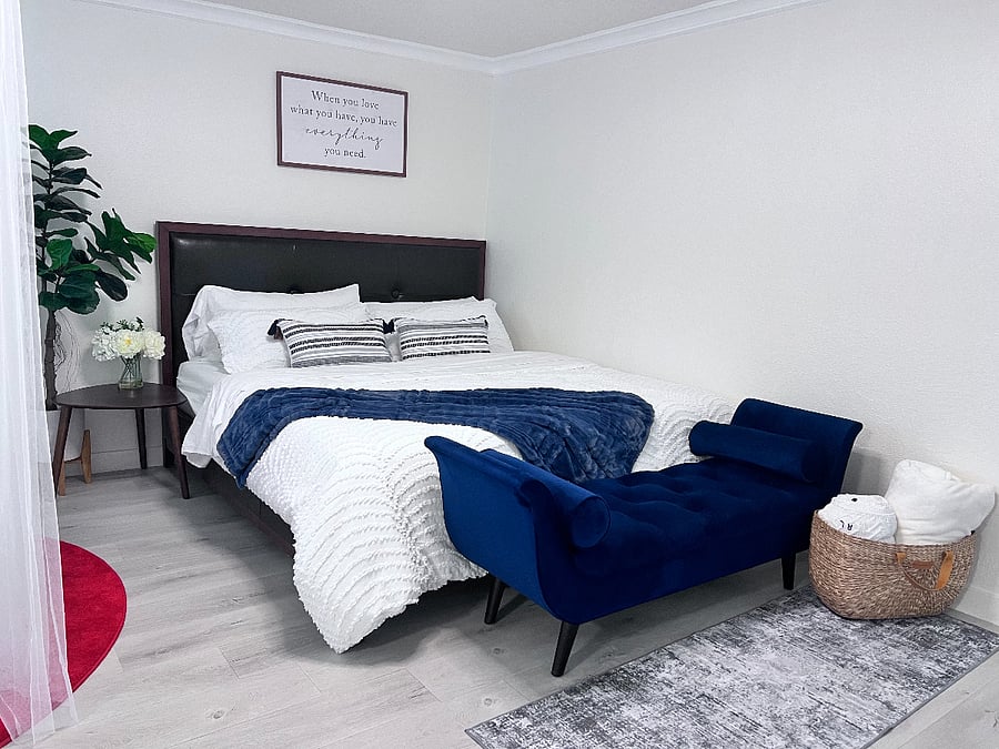 Bedroom #1
-King Bed