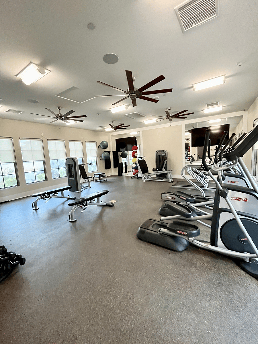 Gym at the clubhouse