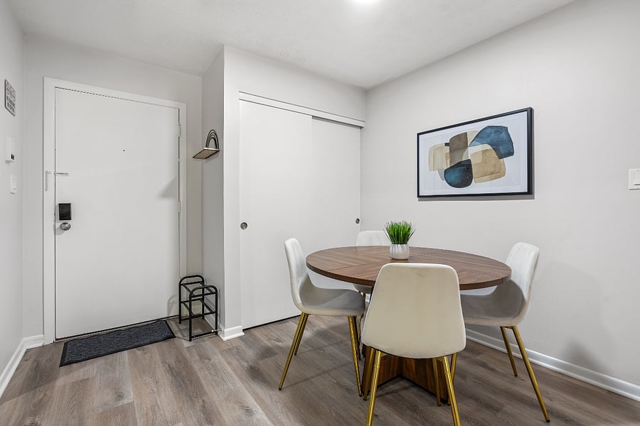 Dining Area and Front Door