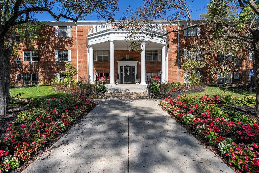 Olentangy Terrace Front Door Entry