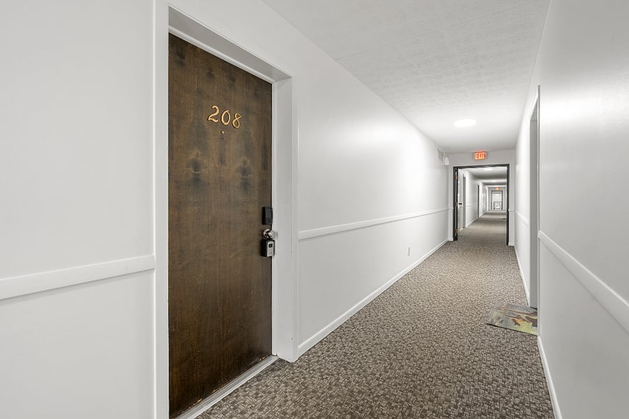 Front Door to Flat 208