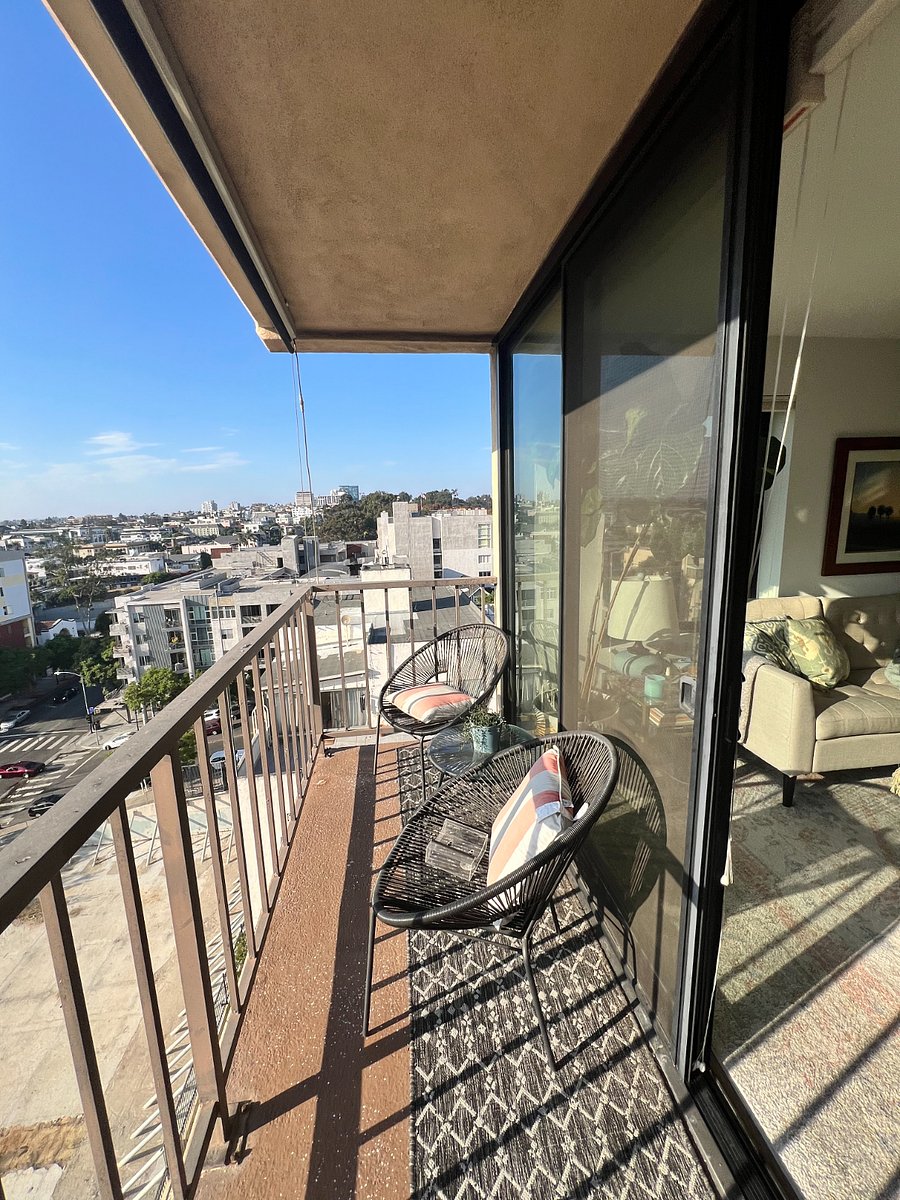 Enjoy your morning coffee on the balcony