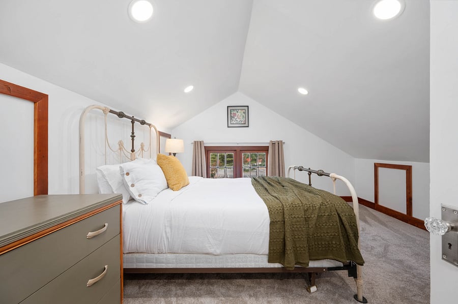 Another view of the upstairs bedroom.
