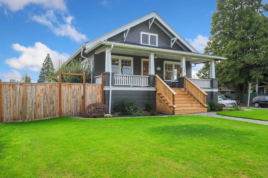 Large corner lot.