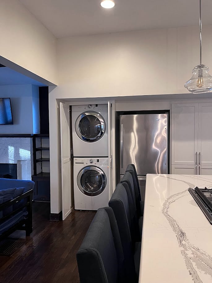 Laundry on the first floor