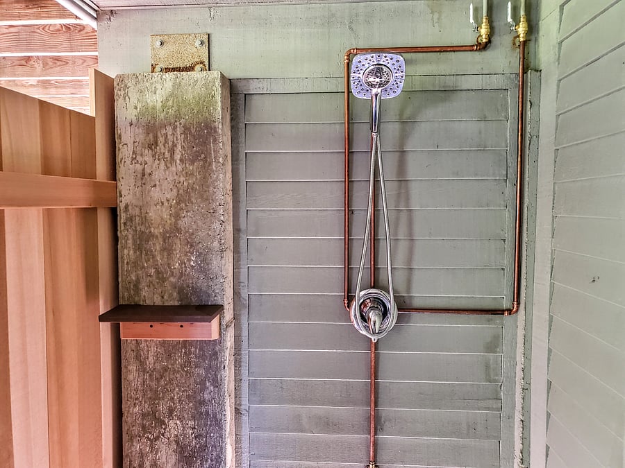 Outdoor shower