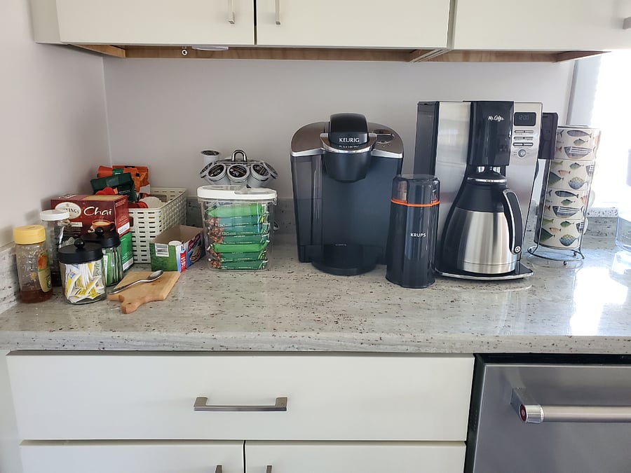Keureg, Coffee maker, Electric tea kettle, coffee grinder, blender