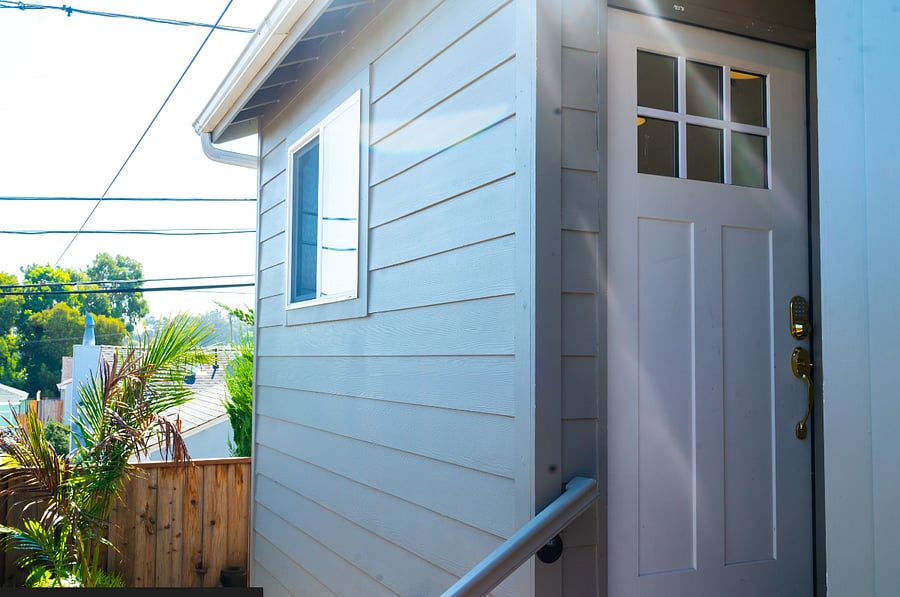 private enterance front door