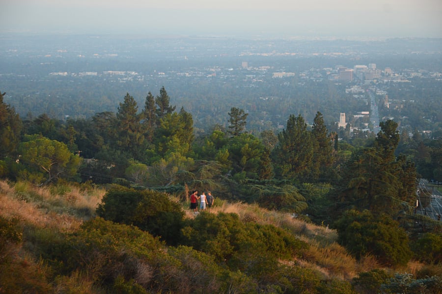 View from one of many nearby hiking trails