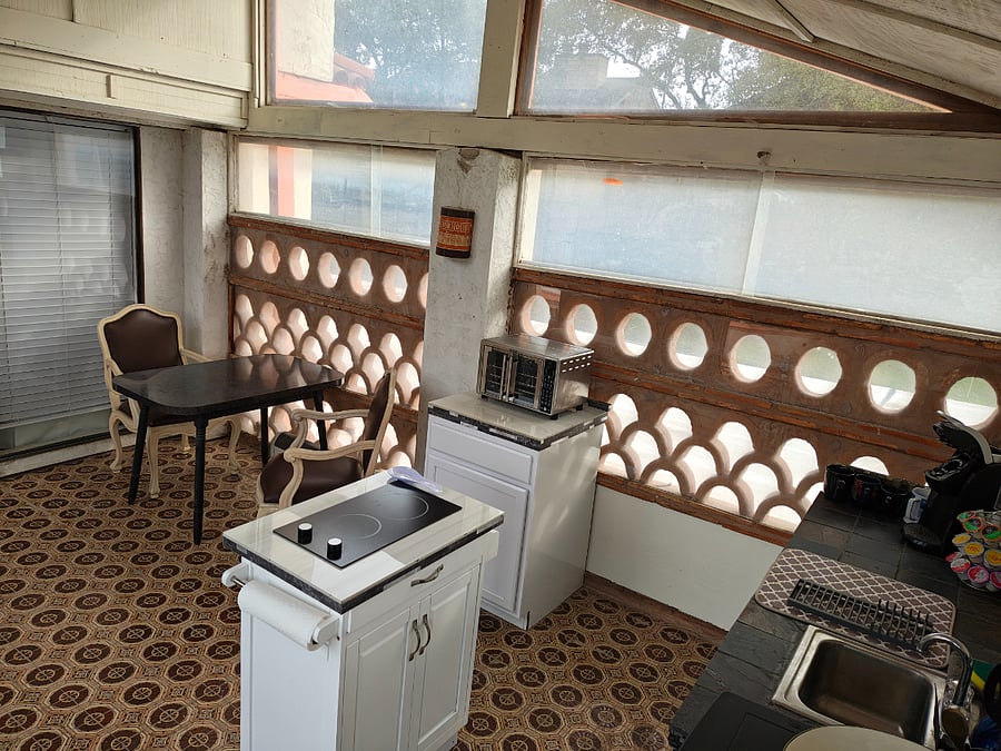 Kitchenette as you enter your Private enterance