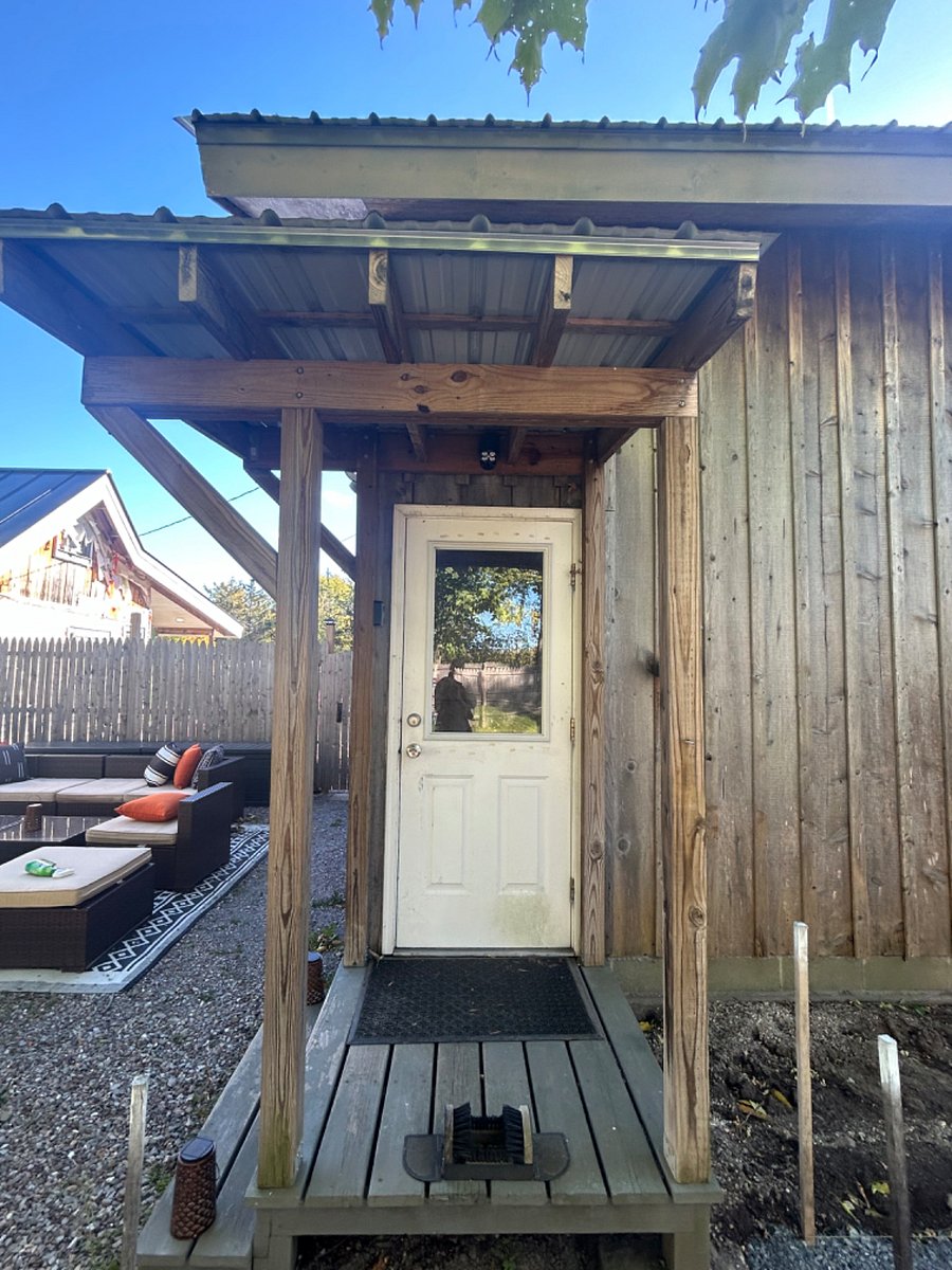 Covered entrance