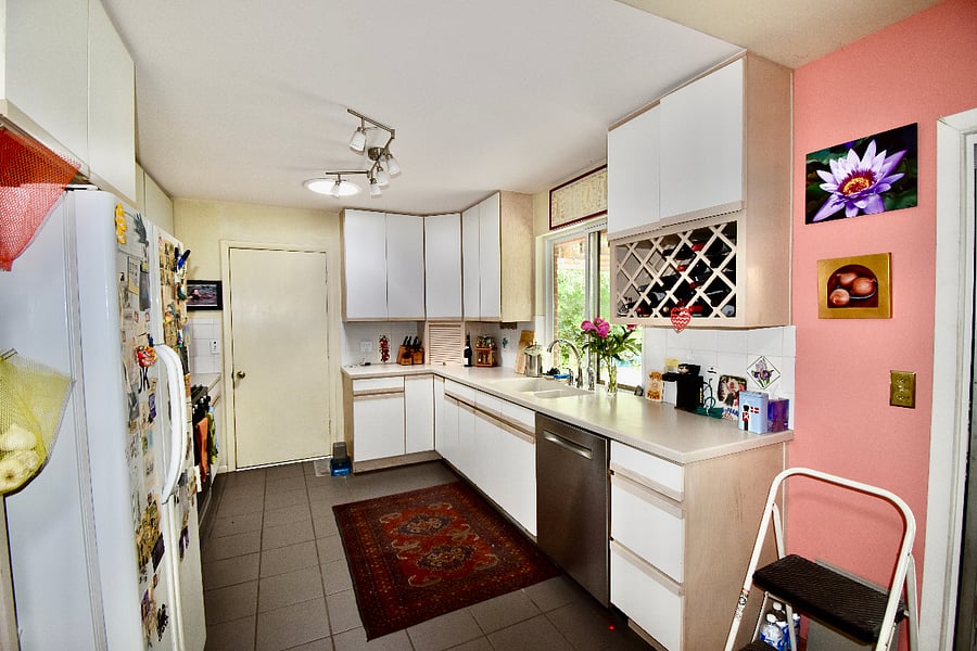 Kitchen from dining room