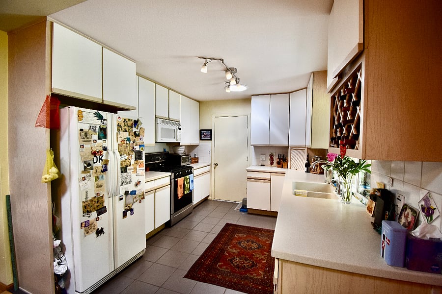 Kitchen from dining room