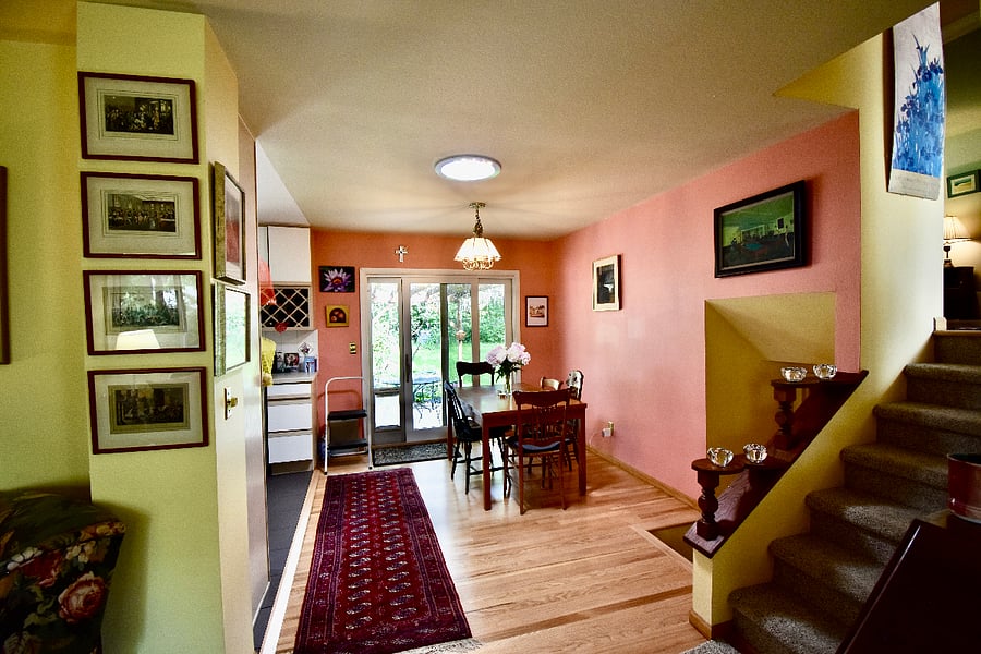 Dining room from front door