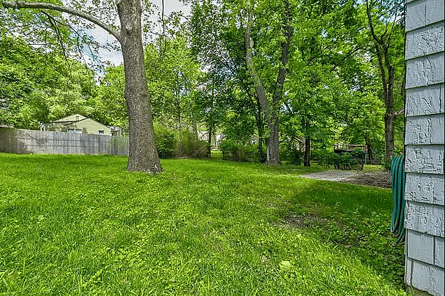 Fenced in Back Yard