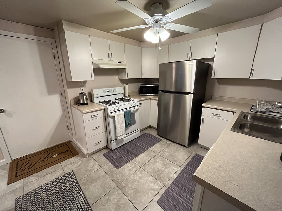 Entrance and Kitchen