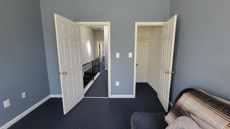 front bedroom with futon