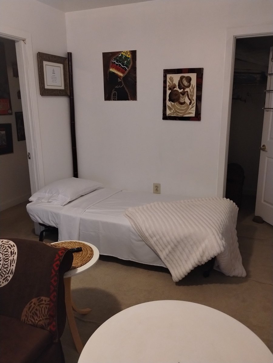 Interior - Bedroom #1 twin size bed converts to large comfy chair