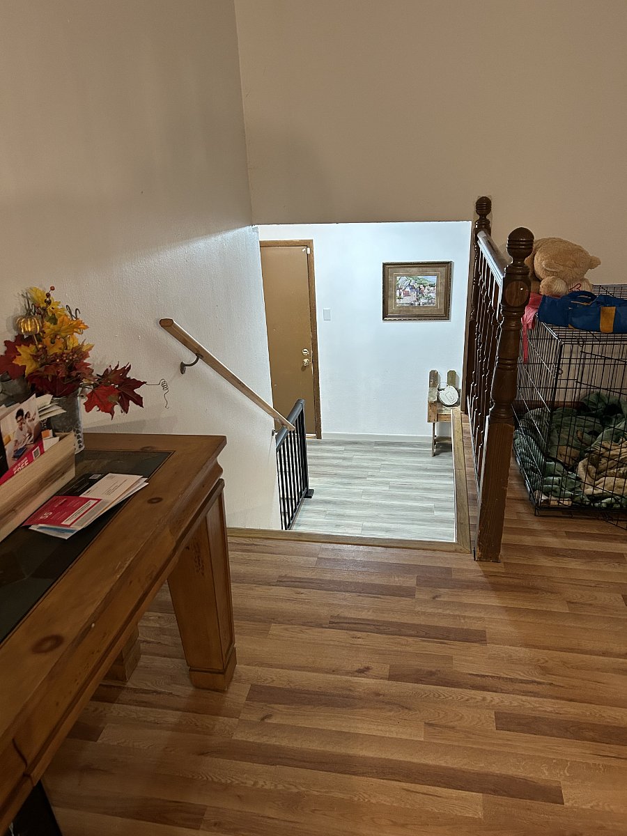 Stair access to downstairs