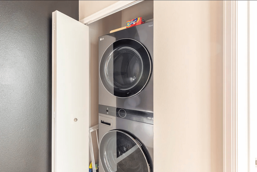 The shared washer / dryer.