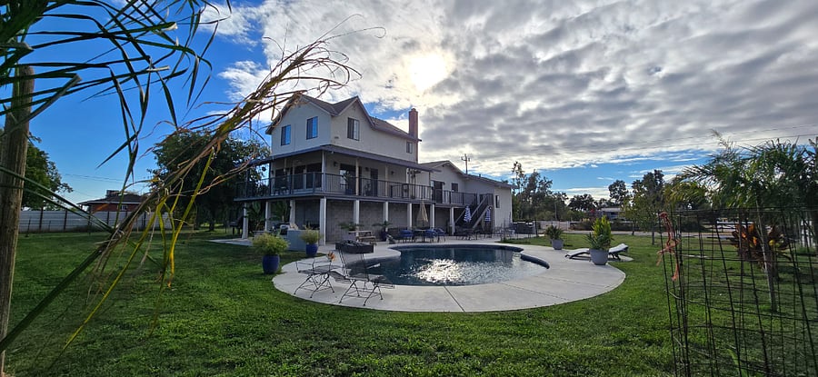 Pool and yard