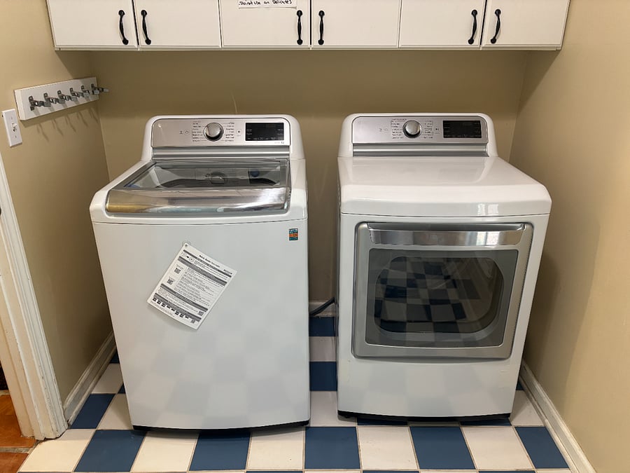 Washer and dryer available. The Laundry room is accessible through its own door from the outside of the home. 




