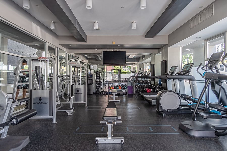 Gym on level 1