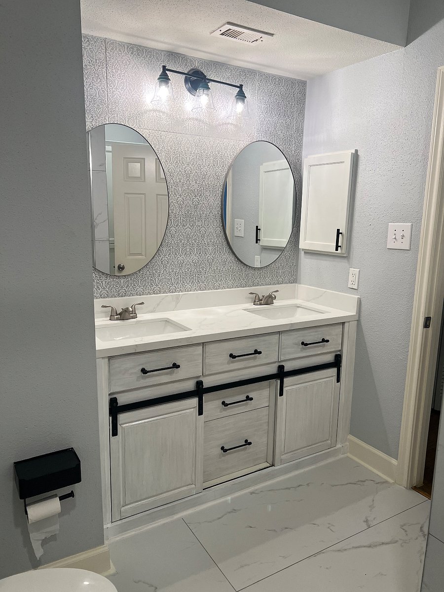 Newly remodeled restroom