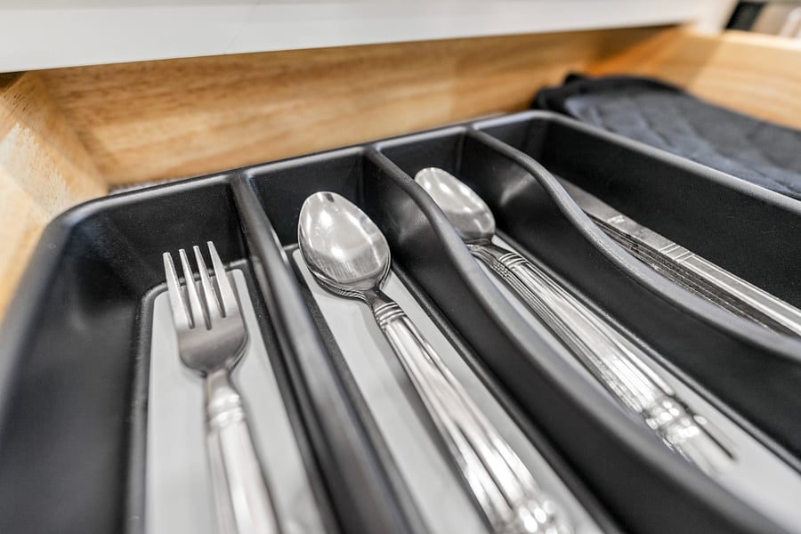 Your home away from, home! All utensils, cooking tools, pots, pans and plates, bowls and glasses are provided.