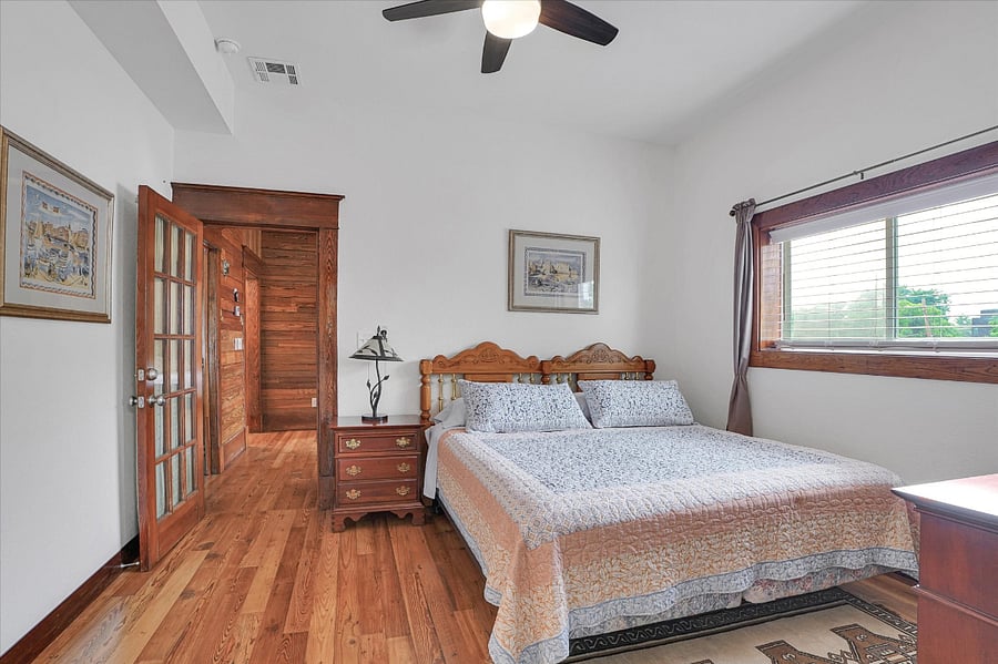 Bedroom #6. King bed. Upstairs. This bedroom has it's own private bath.